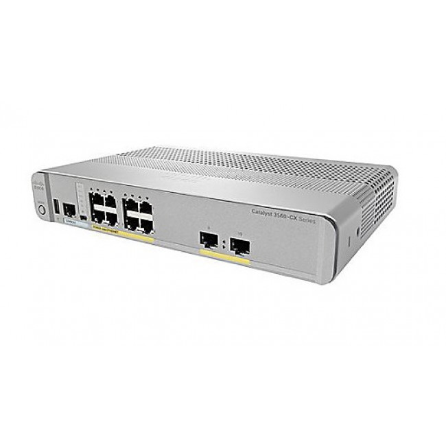 Коммутатор Cisco Catalyst 3560-CX PD PSE 8 Port PoE, 1G Uplinks IP Base WS-C3560CX-8PT-S WS-C3560CX-8PT-S