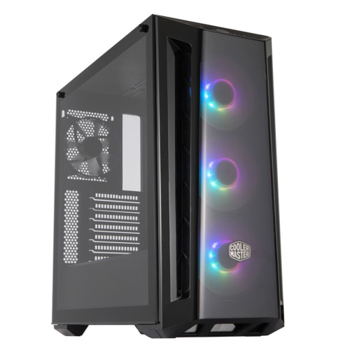 Корпус Cooler Master MasterBox MB520 ARGB version Black trim Transparent front bezel with black trim, 3x ARGB Fans, ARGB controller, USB3.0*2,transparent side panel (95171) MCB-B520-KGNN-RGA MCB-B520-KGNN-RGA