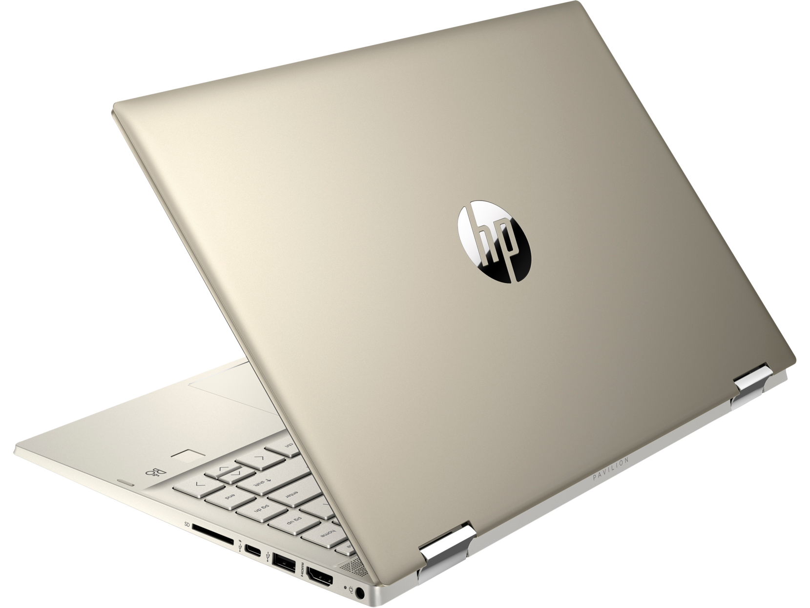 Ноутбук HP Pavilion x360 14-dw1009ur 14" FHD Touch, Intel Core i7-1165G7, 16Gb, 512Gb SSD, no ODD, Win10, золотистый 2X2R5EA 2X2R5EA