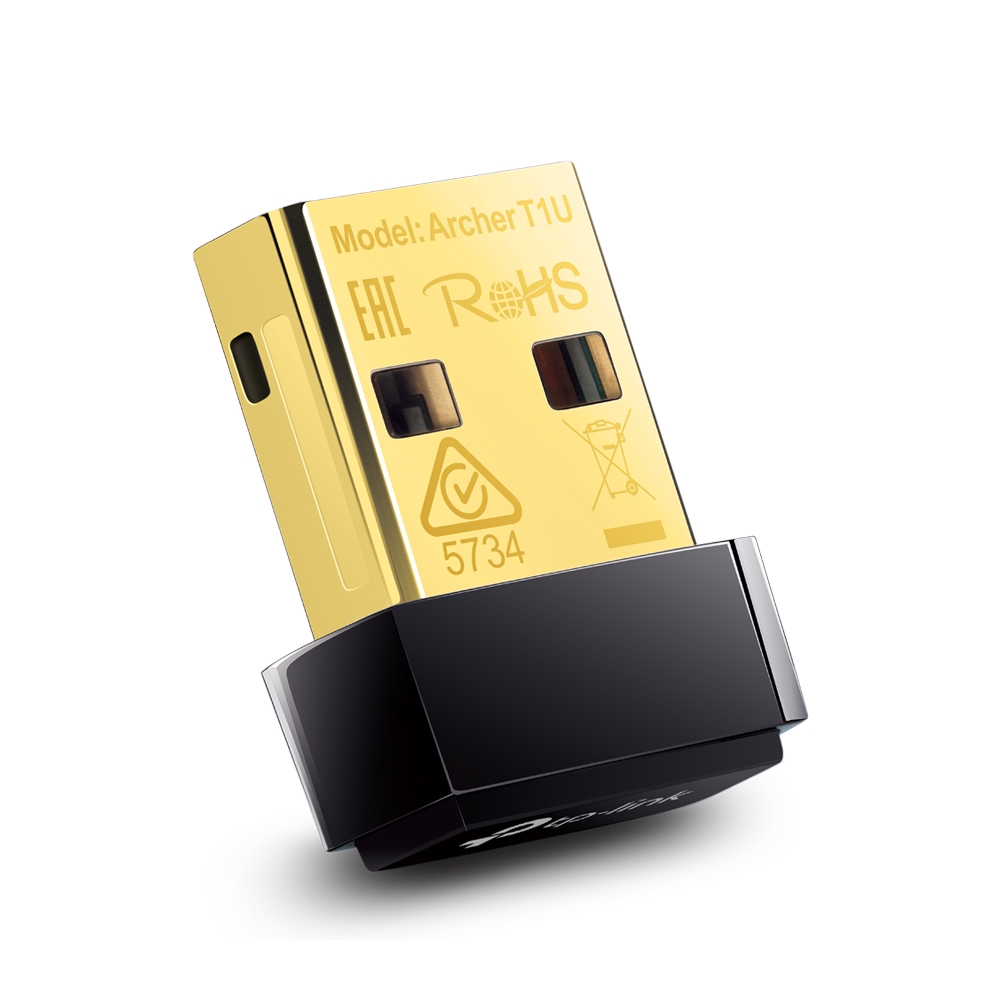 Сетевая карта TP-Link AC450 Nano 433ac, 802.11ac/n/a, USB 2.0 Archer T1U Archer T1U