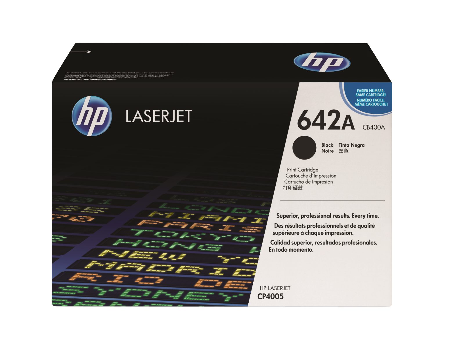 Тонер-картридж HP 642A черный для HP CLJ CP4005 (7500стр.) CB400A CB400A