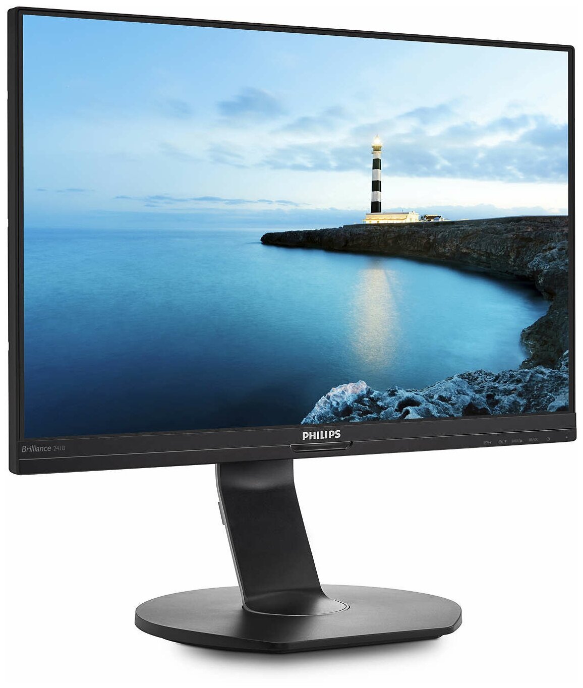 Монитор Philips 23,8" 1920x1080 60Гц IPS W-LED 16:9 5ms VGA 3*USB3.0 20M:1 1000:1 178/178 250cd HAS Pivot Tilt Swivel Speakers Black 241B7QUPEB/00 241B7QUPEB/00