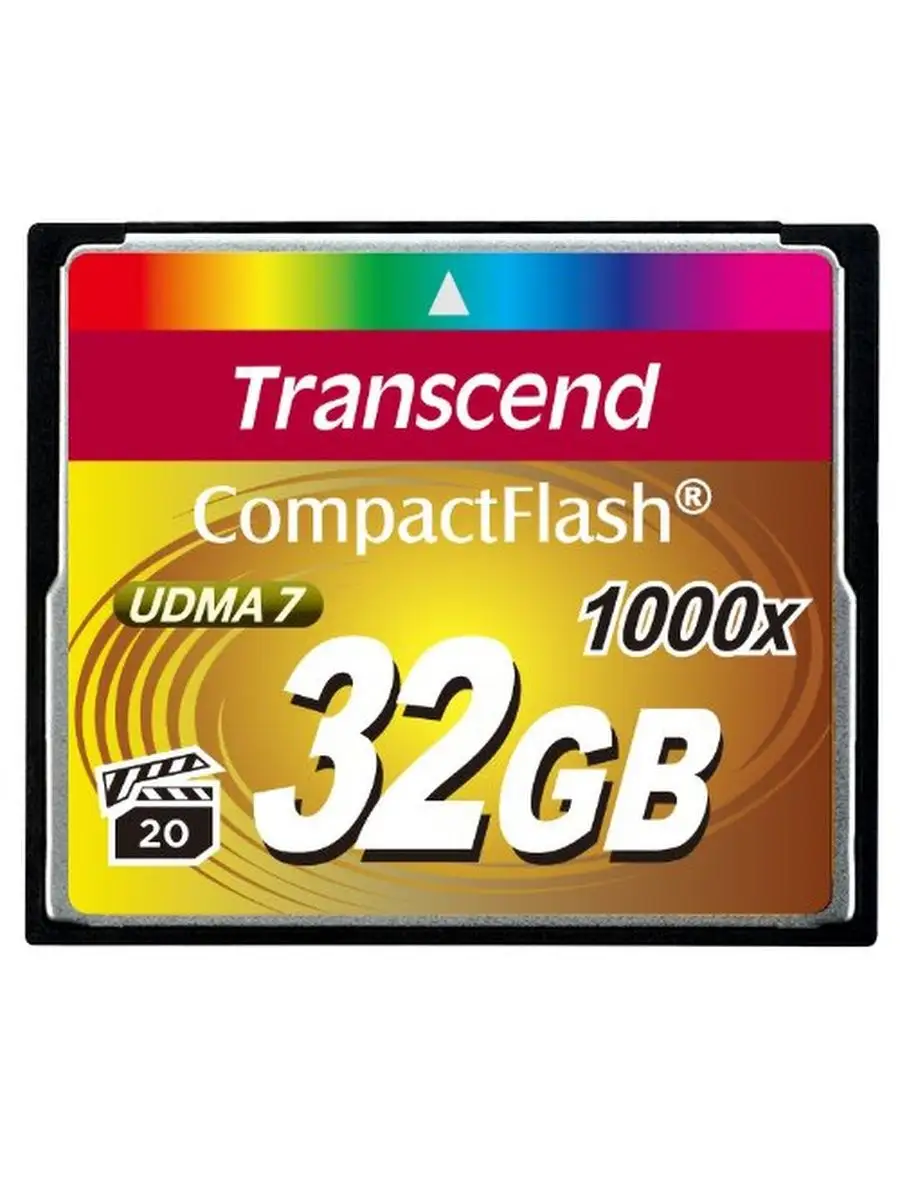 Карта памяти Transcend TS32GCF1000 32GB,CompactFlash,1000X TS32GCF1000 TS32GCF1000 #1