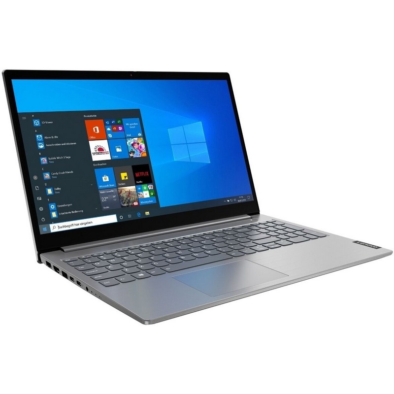 Ноутбук Lenovo ThinkBook 15-IIL 15.6" FHD (1920x1080) IPS AG 250N, I3-1005G1, 8GB DDR4 2666, 256GB SSD M.2, Intel UHD, NoWWAN, WiFi, BT, FPR, TPM, 3Cell 45Wh, Win 10 Pro, 1YR C.I, Mineral Grey, 1,7 kg 20SM002LRU 20SM002LRU