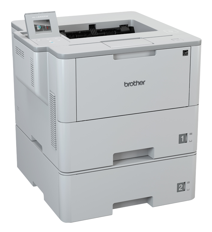 Принтер Brother HL-L6400DWT, A4, 50 стр/мин, 512Мб, дуплекс, GLAN, WiFi, лоток 520x2, NFC, USB, старт.картр 12000стр HLL6400DWTR1 HLL6400DWTR1