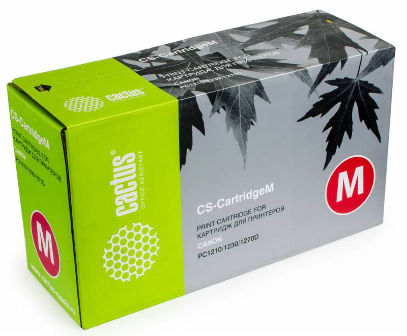 Тонер-картридж Cactus CS-Cartridge M черный для Canon PC 1210/1230/1270D (5000стр.) CS-CARTRIDGEM CS-CARTRIDGEM
