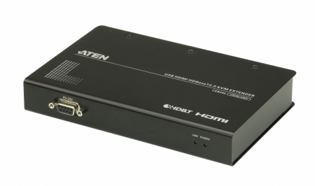 Удлинитель-передатчик ATEN KVM USB, HDMI+KBD&MOUSE USB+AUDIO+RS232, 100 метр,, 1xUTP Cat5e/HDBaseT, HDMI+2MINIJACK+DB9+USB B-тип, Female, ~, DC 5,3V, (макс,разр,4096x2160/3840x2160 60Hz 4:2:0/30Hz 4:4:4) CE820L-AT-G CE820L-AT-G