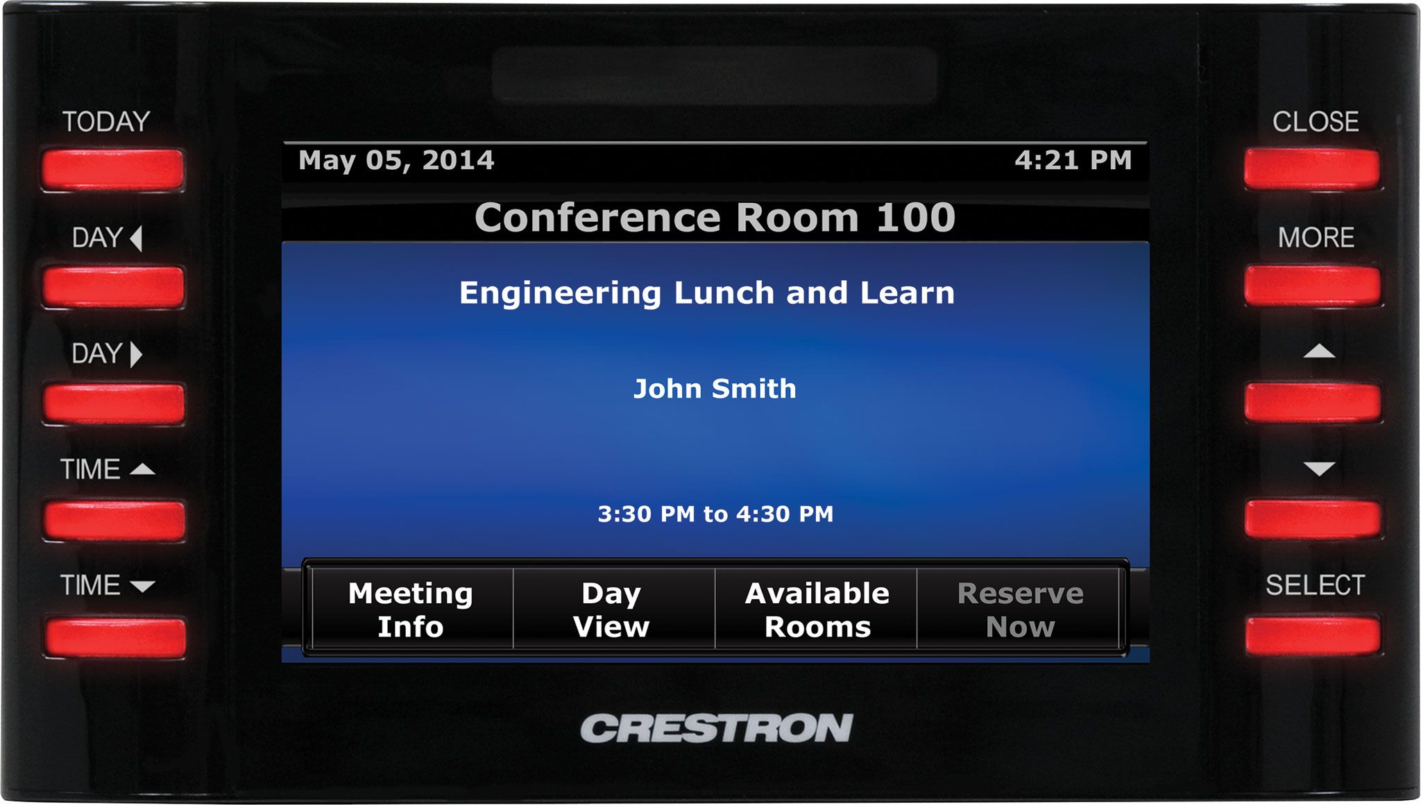 Панель управления Crestron 4.3” Room Scheduling Touch Screen, White Smooth TPMC-4SM-W-S TPMC-4SM-W-S #3