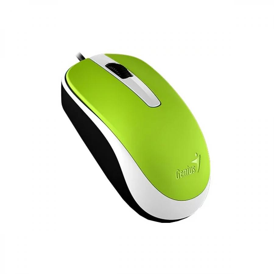 Мышь Genius Mouse DX-120, Optical, USB, 1000dpi, Green, подходит под обе руки 31010105105 31010105105