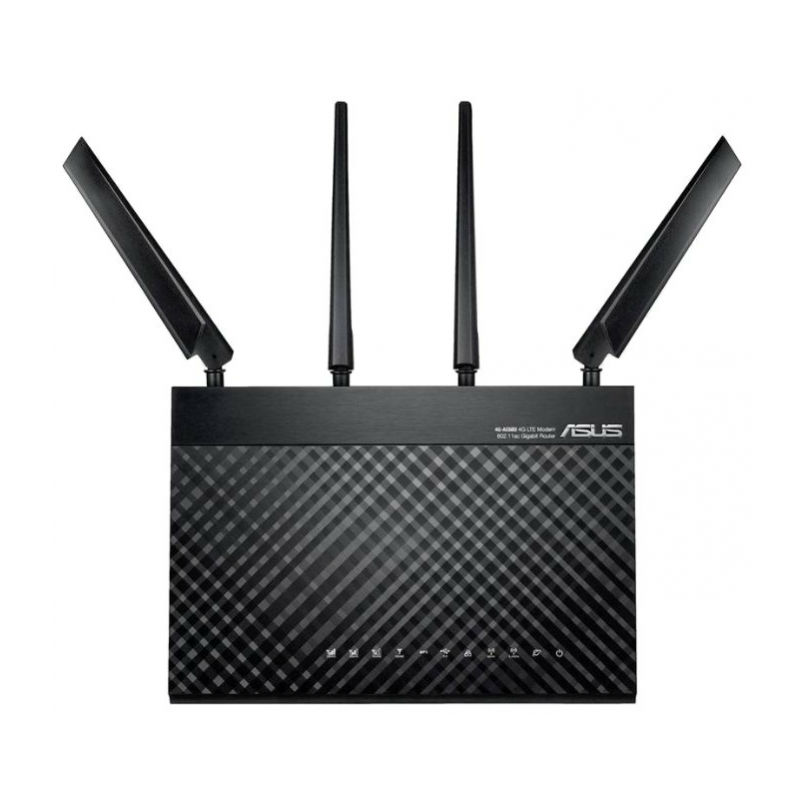 Маршрутизатор Asus 4G-AC68U двухдиапазонный AC1900, Gigabit LANx4, USB 2.0 x 1, USB 3.0 x 1 3G/4G/Printer server 90IG03R1-BM2000 90IG03R1-BM2000