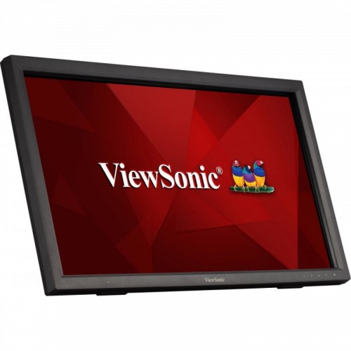 Монитор ViewSonic 23.6" Touch VA LED, 1920x1080, 7ms, 250cd/m2, 3000:1, 20Mln:1, 178°/178°, D-Sub, DVI, HDMI, USB-hub,  60Hz, колонки, Tilt, VESA, Black TD2423 TD2423