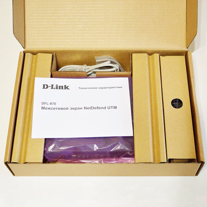 Межсетевой экран D-Link UTM NetDefend Firewall with 6 user-configurable 10/100/1000Base-T interfaces DFL-870 DFL-870