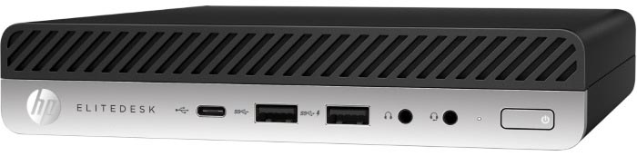Компьютер HP EliteDesk 800 G4 Mini Core i5-8500T 2.1GHz,8Gb DDR4-2666(1),256Gb SSD,WiFi+BT,USB kbd+mouse,Stand,HDMI,Intel Unite,3y,Win10Pro 4QC34EA 4QC34EA