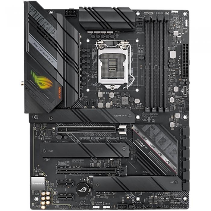 Материнская плата ASUS ROG STRIX B560-F GAMING WIFI, LGA1200, B560, 4*DDR4, HDMI,DP, CrossFireX, SATA3,RAID, Audio, Gb LAN, USB 3.2*9, USB 2.0*5, ATX ROG STRIX B560-F GAMING WIFI ROG STRIX B560-F GAMING WIFI
