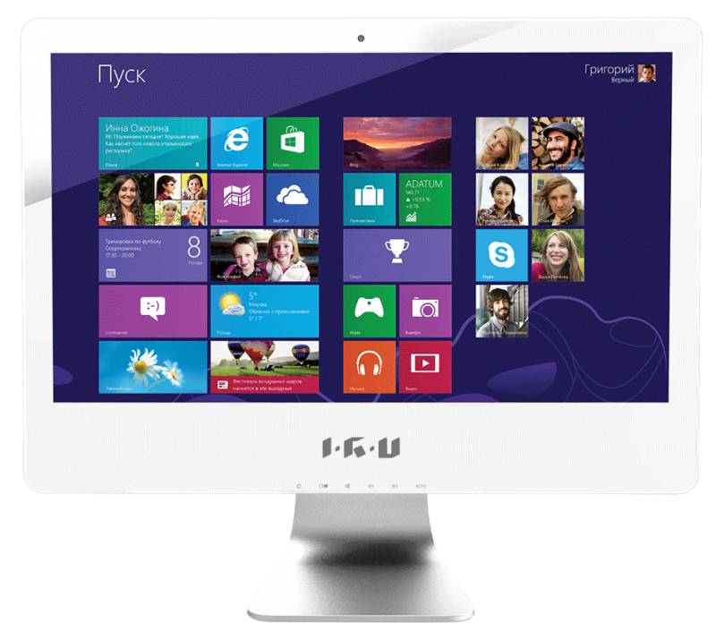 Моноблок IRU 508 AIO P G2030 (3)/4Gb/1Tb/GT630M 1Gb/DVDRW/CR/DOS/GbitEth/WiFi/130W/кл+м (290340) 290340