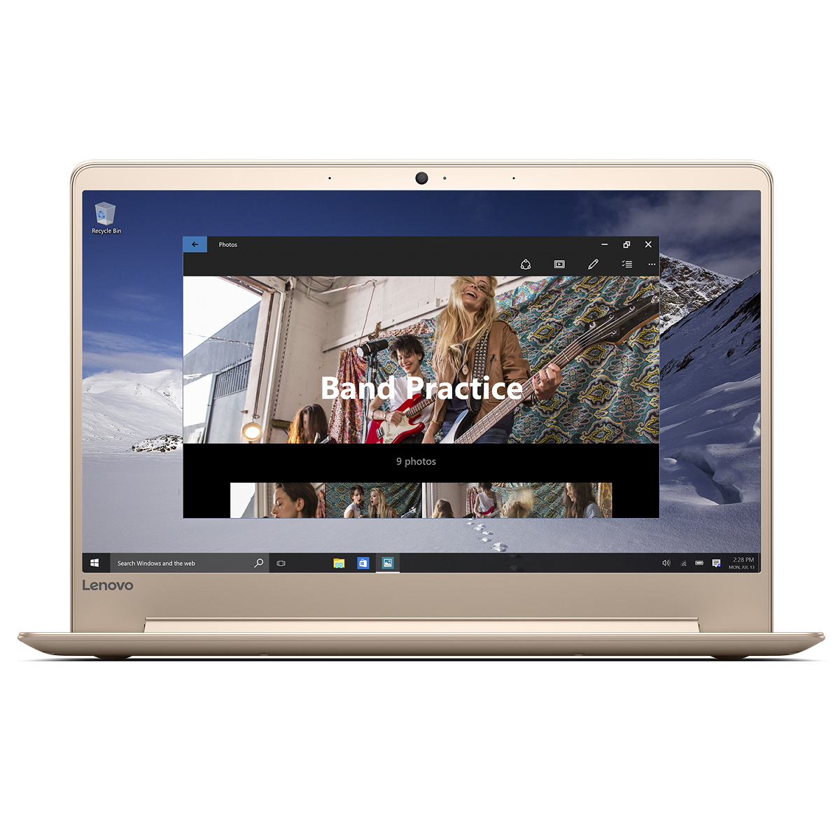 Ноутбук Lenovo IdeaPad 710S Plus-13ISK 80VU003WRK i5-6200U (2.3GHz), 8GB, 256GB SSD, nVidia GeForce G940MX 2GB, WiFi, BT, WebCam, Win 10, Gold  80VU003WRK 80VU003WRK