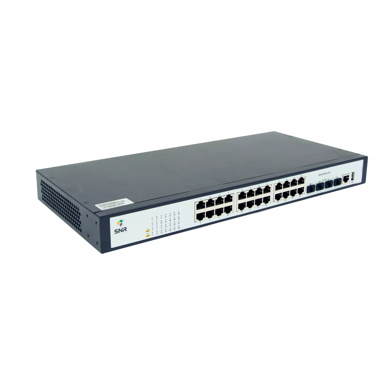 Коммутатор SNR Управляемый уровня 2, 24 порта 10/100/1000Base-T, 4 порта 1/10G SFP+ SNR-S2989G-24TX SNR-S2989G-24TX