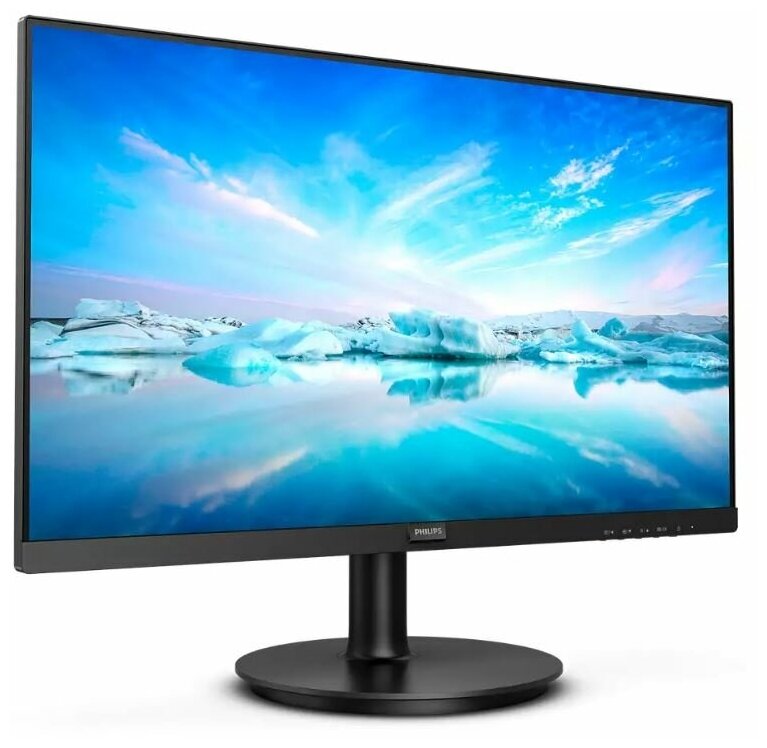 Монитор Philips 21,5" 221V8LD 1920x1080 VA LED 16:9 4ms VGA DVI HDMI Mega Infinity DCR 3000:1 178/178 250cd Tilt Black 221V8LD/00 221V8LD/00