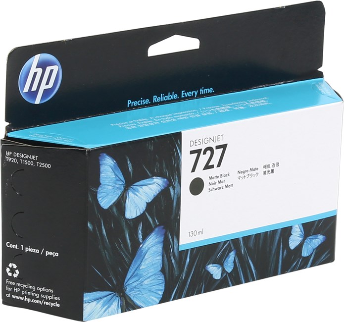 Картридж HP 727 матовый черный  для HP DJ T920/T1500  130 мл B3P22A #1