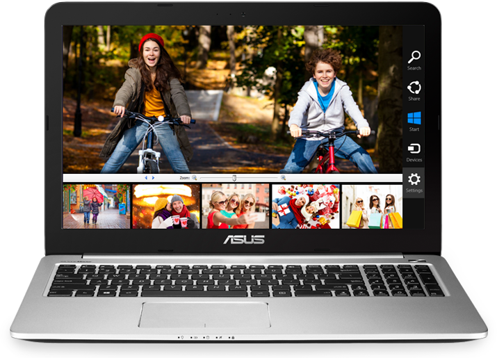 Ноутбук ASUS XMAS K501UX-DM035T i5-6200/6GB/1TB/DVD-RW/15,6 FHD/GT950/Camera/Wi-Fi/Win 10 Home,серый 90nb0a62-m00400