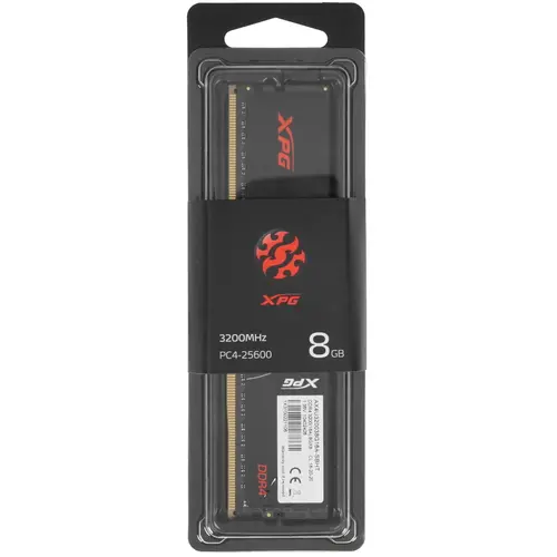 Модуль памяти ADATA 8GB DDR4 3200 DIMM HUNTER Black Gaming Memory Non-ECC, CL16, 1.35V, Heat Shield, 1024x8, (778228) RTL AX4U320038G16A-SBHT AX4U320038G16A-SBHT