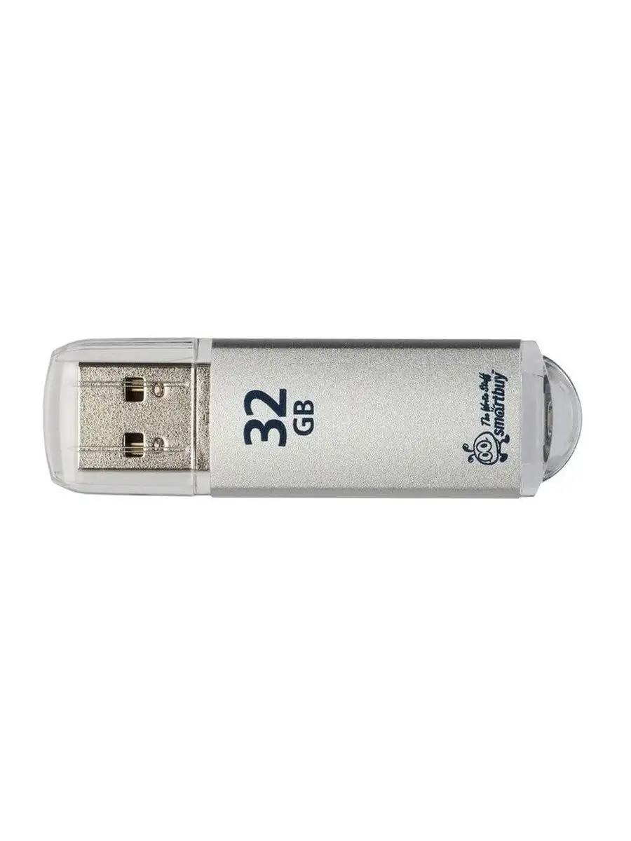 Флеш накопитель Smartbuy USB Drive 32Gb V-Cut series Silver SB32GBVC-S SB32GBVC-S