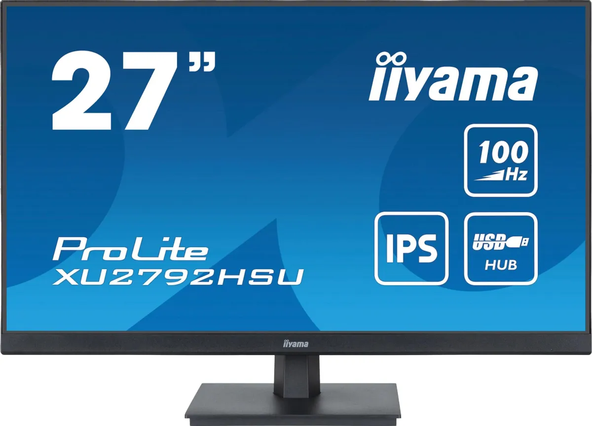 Монитор iiYama  27" IPS 1920x1080 100Hz 0.4ms 250cd HDMI DisplayPort USB M/M XU2792HSU-B6 XU2792HSU-B6