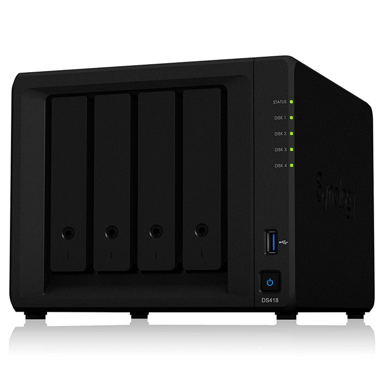 СХД Synology DS418 Realtek RTD1296 4C 1.4GHz,2GB DDR4,4*2.5"/3.5" SATA HDD/SSD,2*1GbE,2*USB3.2,1*USB2.0,iSCSI,2xIPcam(upto 30),1xPS DS418 DS418 #6