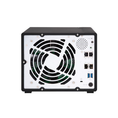 Сетевой RAID-накопитель QNAP 9-Bay AL324 64-bit 4-core 1.7GHz, 8GB DDR4 2400 (1 x 8 GB) up to 16 GB (1 x 16 GB), 5 x 3.5" and 4 x 2.5" drive slots, 2 x 10GbE SFP+ LAN, 2 x GbE TS-932X-8G TS-932X-8G
