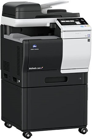 МФУ Konica Minolta bizhub C3851 цветное, А4, до 120000стр./мес,автоп,дупл,cеть,1*500 л,38 стр./м,ж/д 250ГБ,тонер 13/12k A92E021 A92E021