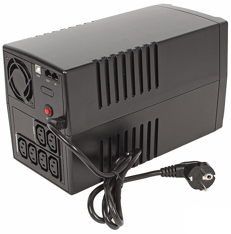 Источник бесперебойного питания CyberPower 1PE-C000581-00G линейно интерактивный 1500VA/900W USB/RJ11/45 (4+2 IEC) UT1500EI UT1500EI