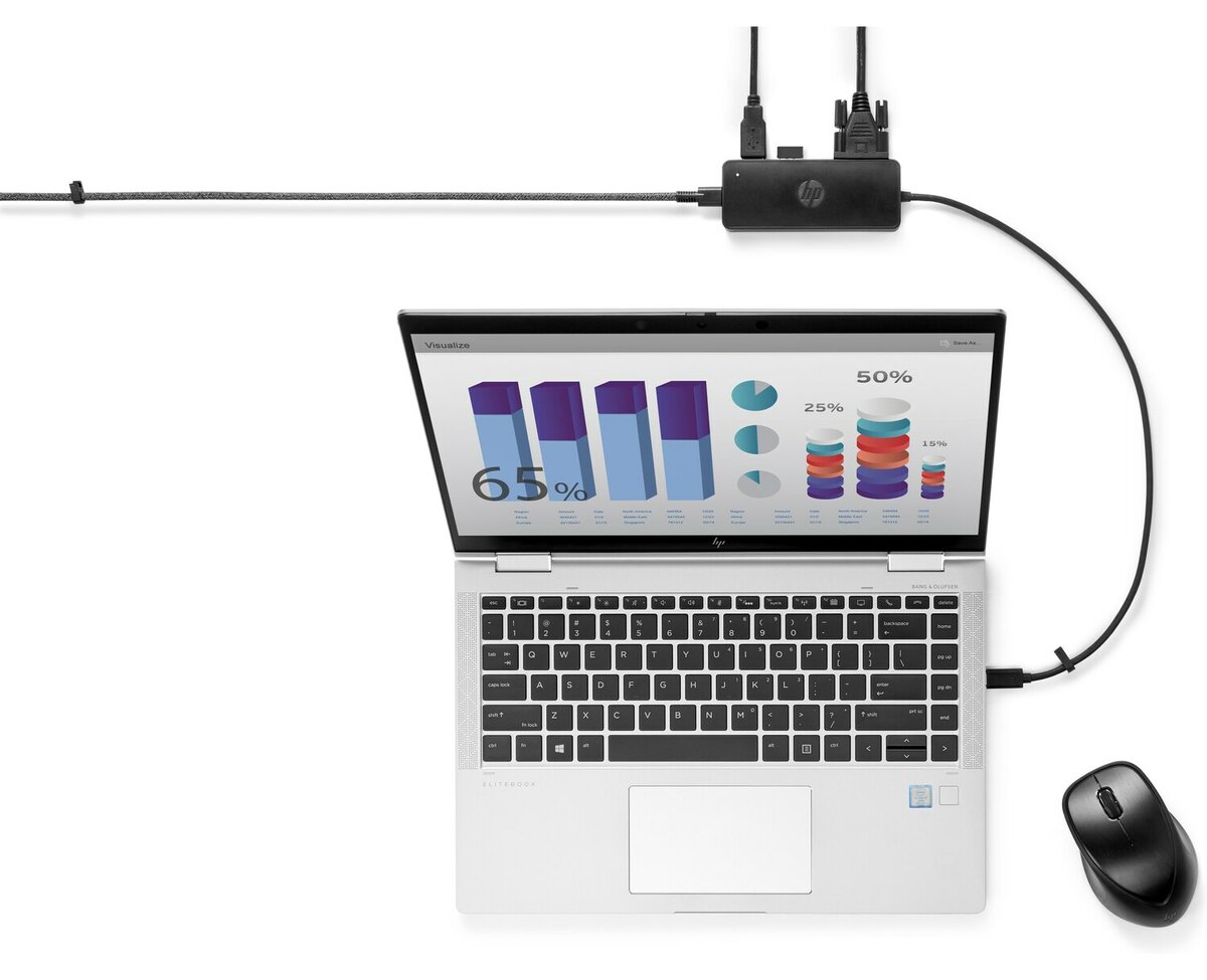 Док-станция HP USB-C Travel Hub G2 235N8AA 235N8AA
