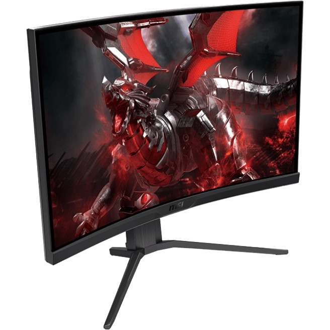 Монитор MSI 27" Optix G272CQP VA 2560x1440 Curved 170Hz 1ms 2xHDMI DisplayPort AudioOut black 9S6-3CC94T-008 9S6-3CC94T-008