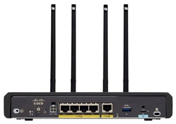 Маршрутизатор Cisco ISR 1109 M2M GE Ethernet, LTE Adv, 2 Pluggables and 802.11ac C1109-4PLTE2PWR C1109-4PLTE2PWR