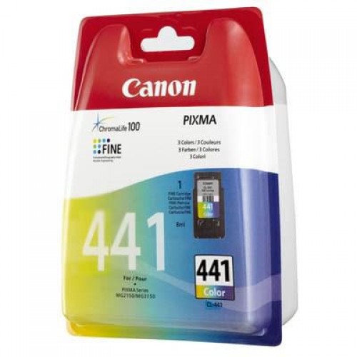 Картридж Canon CL-441 цветной для PIXMA MG2140/3140/MX454 (180 стр.) 5221B001 5221B001