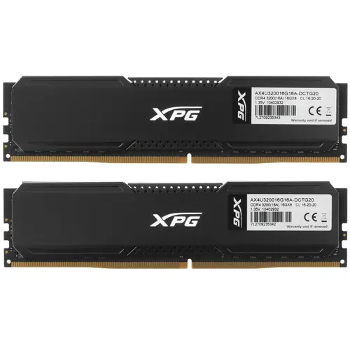 Модуль памяти A-data XPG Gammix D20 32Gb (2x16Gb) DDR4 PC-25600 3200MHz CL16 1.35V AX4U320016G16A-DCTG20 AX4U320016G16A-DCTG20