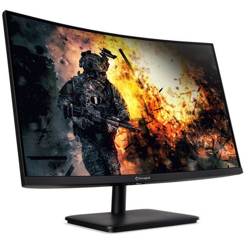 Монитор Acer 27" 27HC5RPbiipx Gaming Black Сurved (LED, Wide, 1920x1080, 165Hz, 5ms, 178°/178°, 250 cd/m, 100,000,000:1, UM.HW5EE.P01 UM.HW5EE.P01