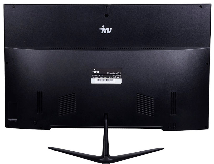 Моноблок iRU Office P2315 23.8" Full HD i5 10400 (2.9) 8Gb SSD240Gb UHDG 630 Windows 10 Home Single Language 64 GbitEth WiFi BT 120W Cam черный 1920x1080 1551532 1551532