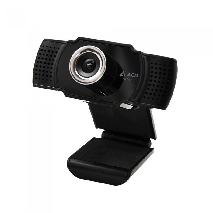 Веб-камера ACD -Vision UC400 CMOS 1.3МПикс, 1280x720p, 30к/с, микрофон встр., USB 2.0, шторка объектива, универс. крепление, черный корп. ACD-DS-UC400 ACD-DS-UC400 #6