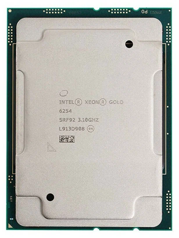 Процессор Dell EMC G14 series Intel Xeon Gold 6254 (3.1GHz, 18C/36T, 10.4 GT/s, 24.75MB, Turbo, HT (200 Вт), DDR4 2933) Kit 338-BRVQ 338-BRVQ