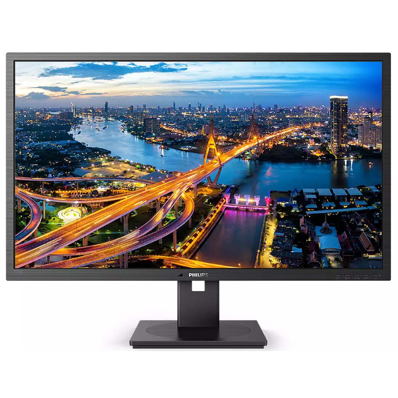 Монитор Philips 31,5" 325B1L 2560 x 1440 75Гц IPS W-LED 16:9 4ms(GtG) HDMI DP USB-B 4*USB 3.2 50M:1 1200:1 178/178 250cd HAS Pivot Sviwel Tilt Speakers Black 325B1L/00 325B1L/00 #1