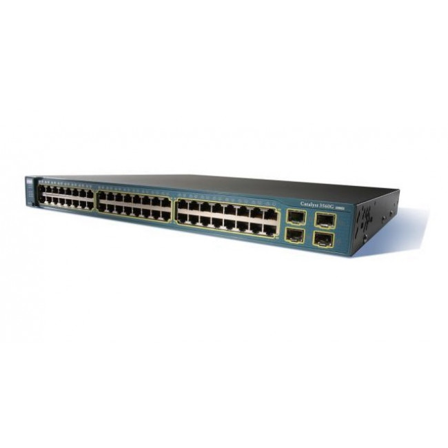 Коммутатор Cisco WS-C3560-48TS-S Catalyst 3560 48 10/100 + 4 SFP IPB Image WS-C3560-48TS-S