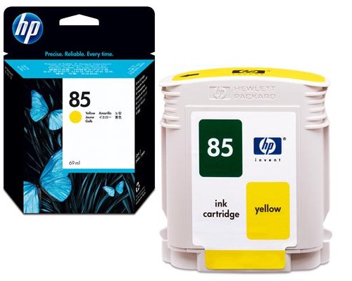 Картридж струйный HP №85 желтый для HP DJ 30/90/130 (69мл) C9427A C9427A