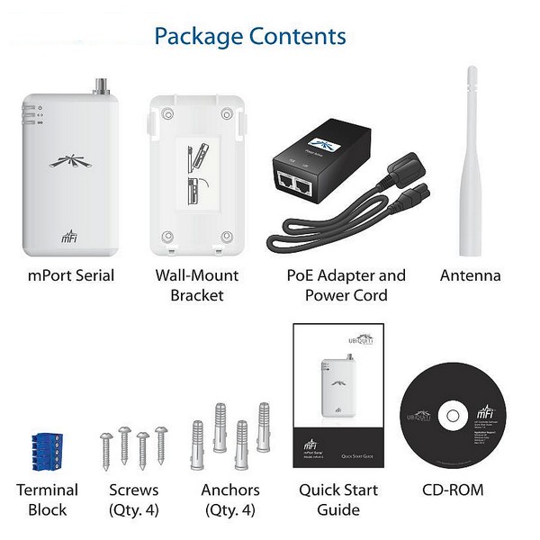 Шлюз Ubiquiti mFi mPort Serial mPort-S mPort-S