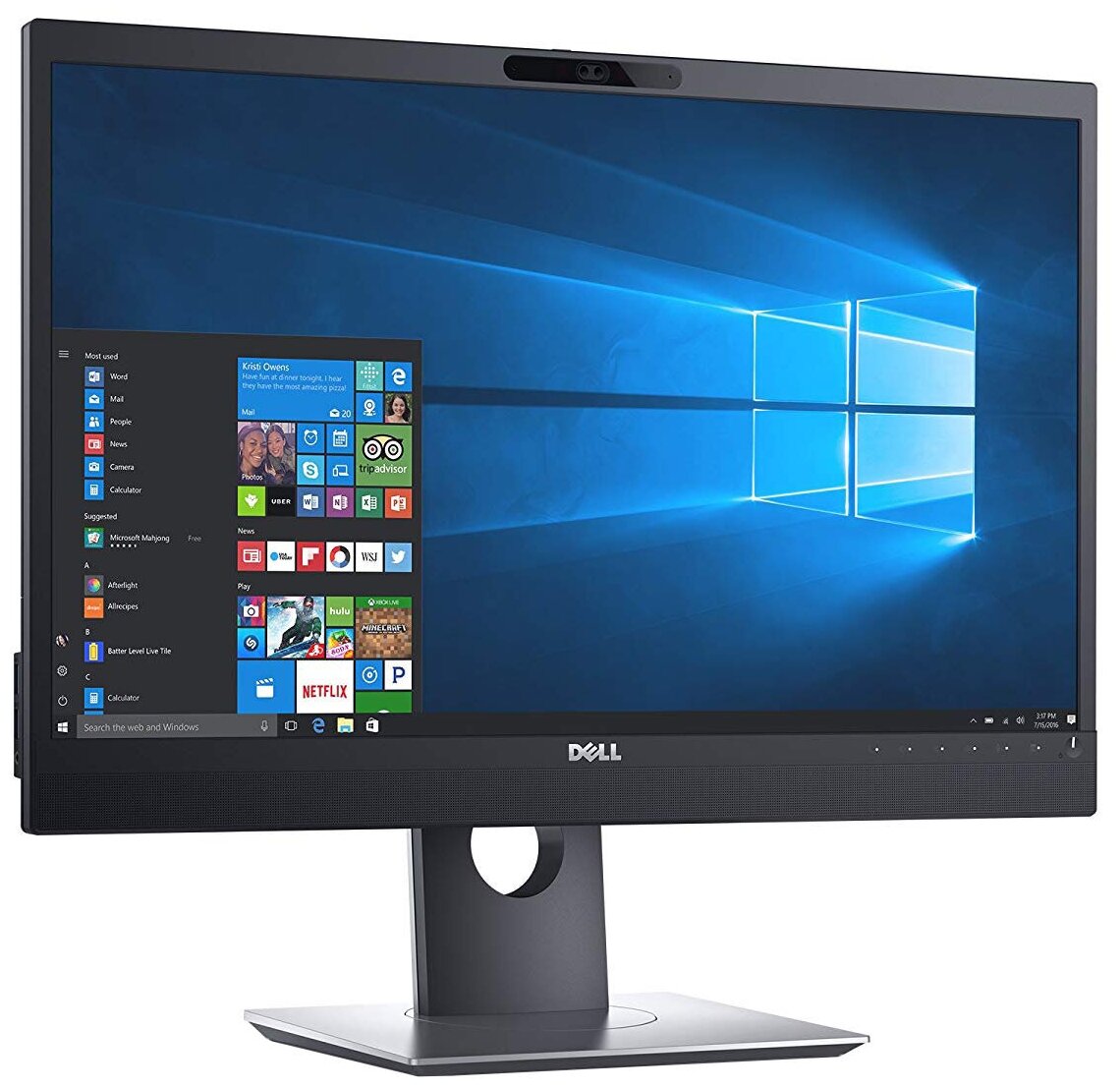 Монитор Dell 23.8" P2418HZm 1920 x 1080 Full HD16:9 Display Port 1.2, HDMI 1.4, VGA 6 мс1000:1 / 8M:1250 кд/м² IPS LED 3Y 2418-4906 2418-4906