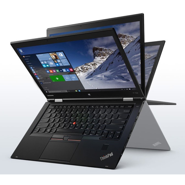 Ультрабук Lenovo ThinkPad X1 Yoga Core i5 6200U, 8Gb, SSD256Gb, Intel HD Graphics 520, 14", IPS, Touch, WQHD (2560x1440), Windows 10 Professional 64, black, WiFi, BT 20FQ003YRT 20FQ003YRT
