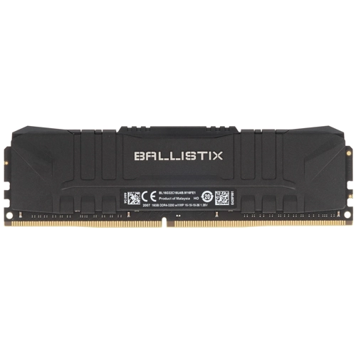 Модуль памяти Crucial Ballistix 16GB DDR4 PC25600 3200Mhz CL16 288-pin 1.35V Black BL16G32C16U4B BL16G32C16U4B