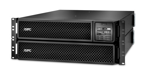 Источник бесперебойного питания APC Smart-UPS SRT RM, 3000VA/2700W, On-Line, Extended-run, Rack 2U, Black с сетевой картой SRT3000RMXLI-NC SRT3000RMXLI-NC