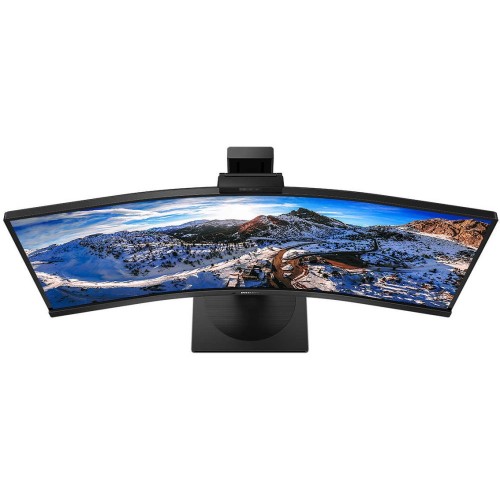 Монитор Philips 34" 346P1CRH 3440x1440 100 Гц IPS W-LED 21:9 4ms HDMI DP 4*USB3.2 USB-C 3.2 80M:1 3000:1 178/178 500cd HAS Tilt Swivel Speakers Black 346P1CRH/00 346P1CRH/00