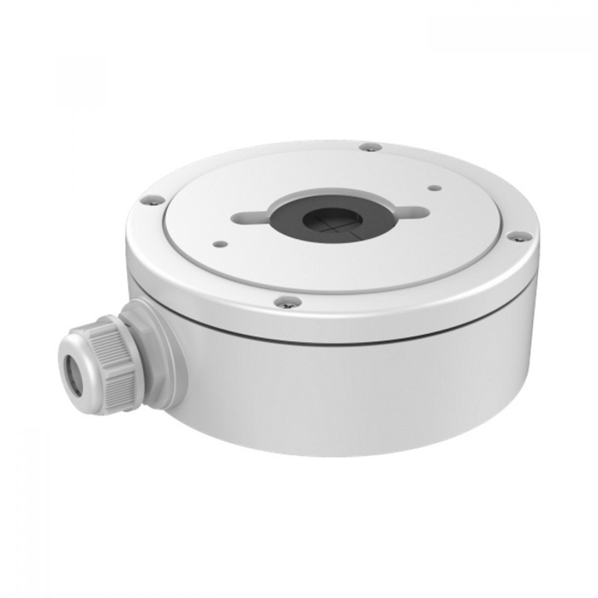 Коробка Hikvision DS-1280ZJ-PT6 монтажная белая для купольных камер алюминий DS-1280ZJ-PT6 DS-1280ZJ-PT6